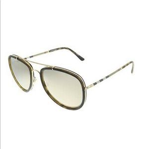 Burberry Metal Aviator Sunglasses- used, good condition